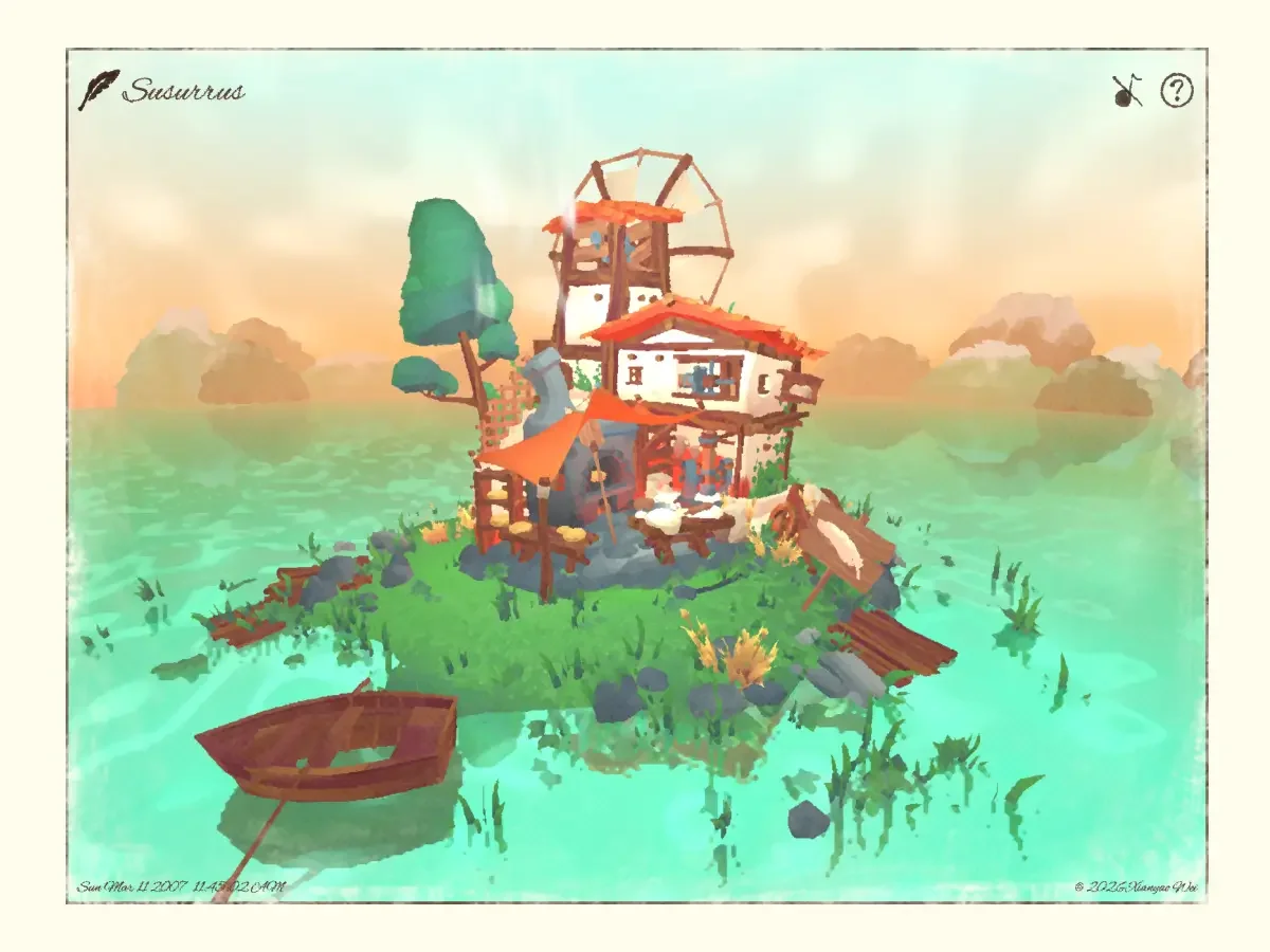 Susurrus: Designing a Tranquil Watercolor Environment with Three.js and Shaders