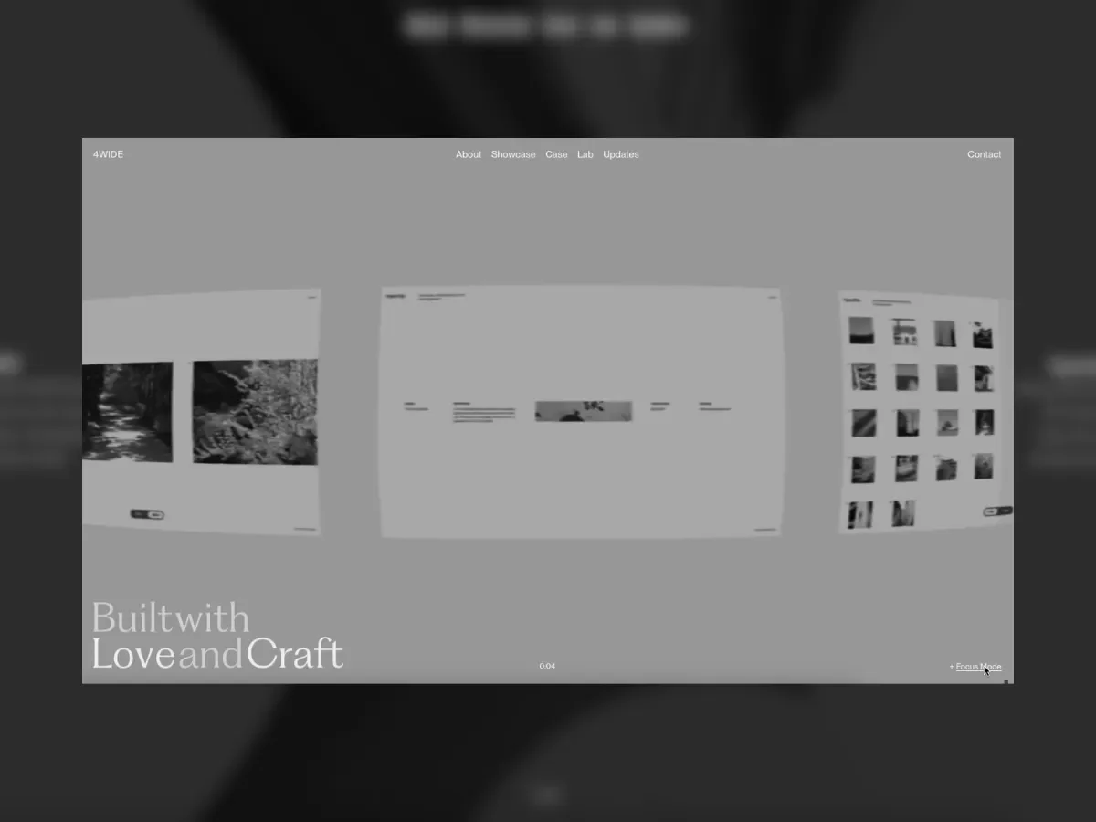 Developing 4WIDE: Transforming Visual Distortion and Motion into a Functional Design