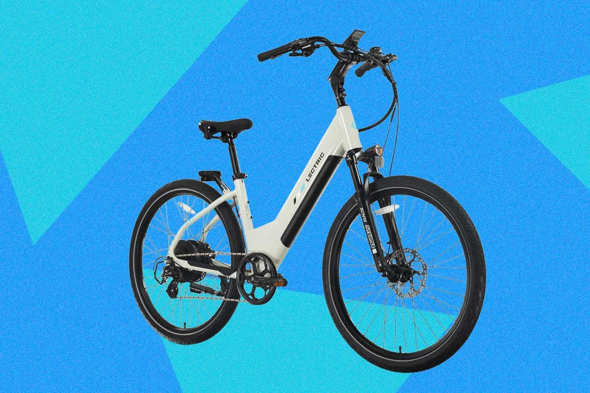 Image may contain Bicycle Mountain Bike Transportation Vehicle Machine Wheel Gun and Weapon
