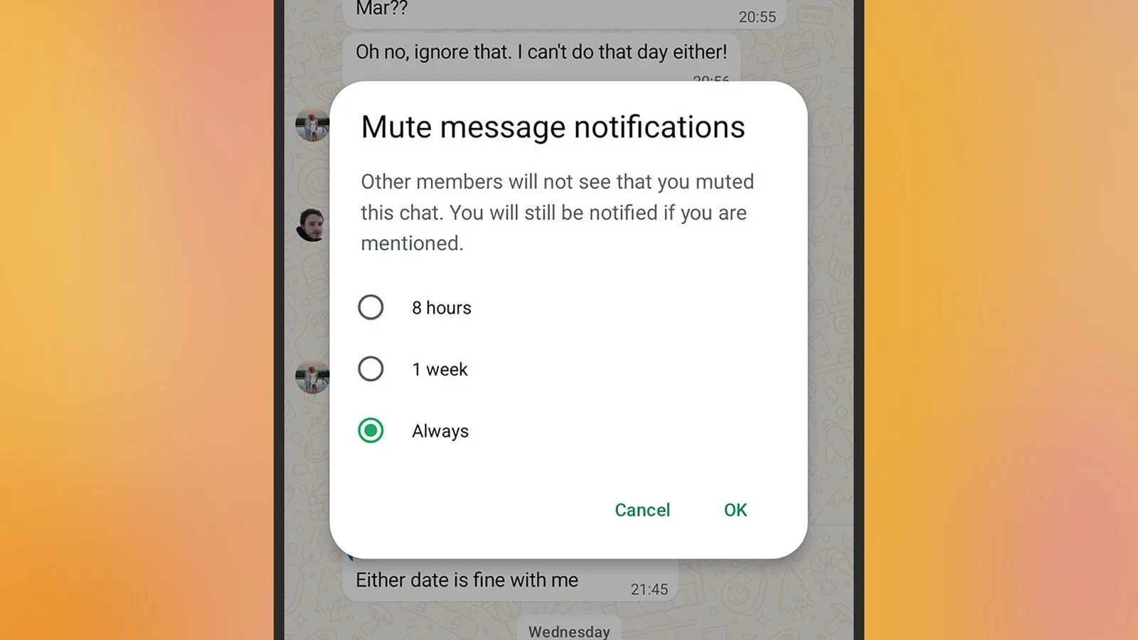 Mute your chats if you think something might be spoiled.
