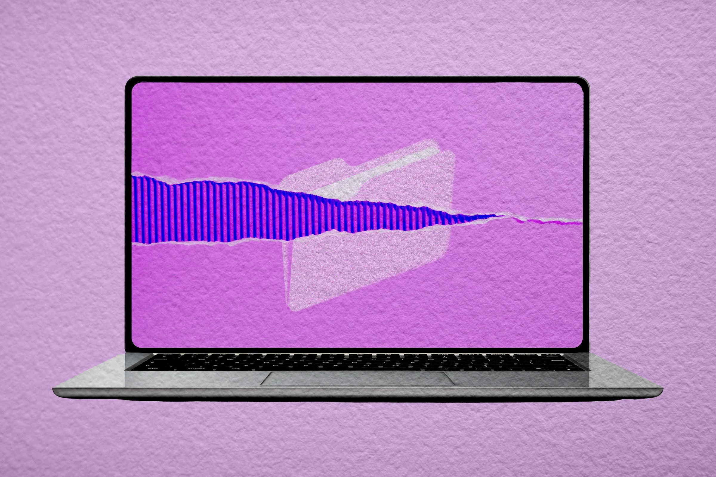 Image may contain Purple Art Painting Architecture Building and Wall