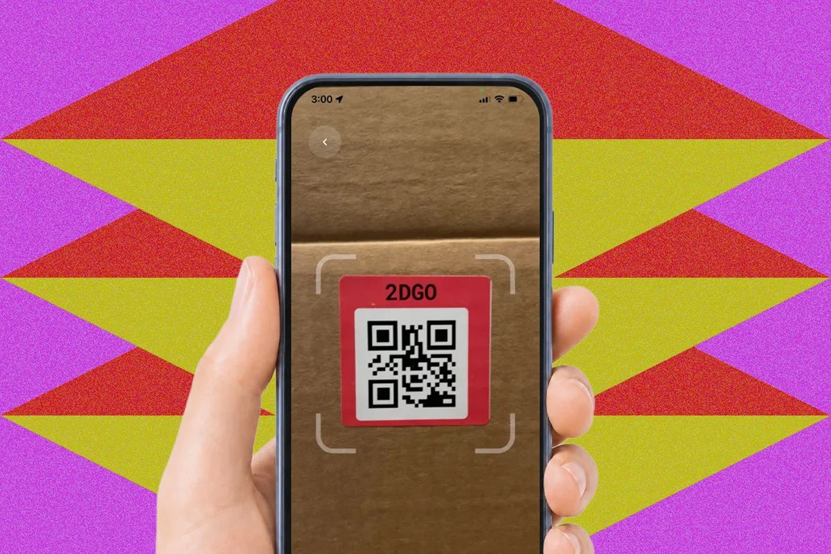 Image may contain Electronics Phone Mobile Phone and QR Code