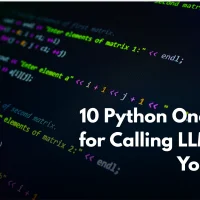 10 Python One-Liners for Calling LLMs from Your Code MLM-SHITTU-10 Python One-Liners for Calling LLMs from Your Code