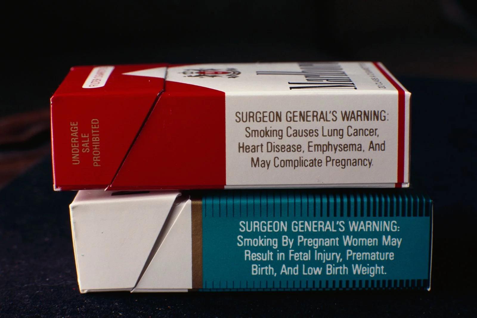 Surgeon General's Warning Labels on Cigarette Packs