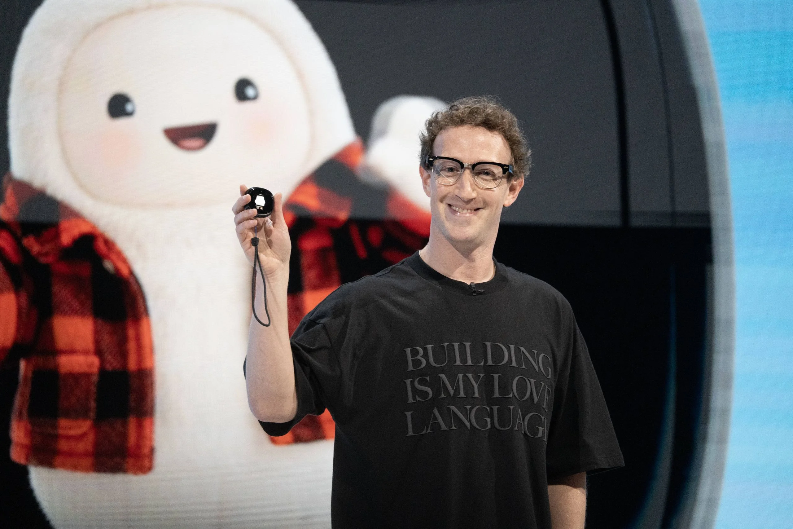 Image may contain Mark Zuckerberg Clothing TShirt Photography Face Head Person Portrait Accessories and Glasses