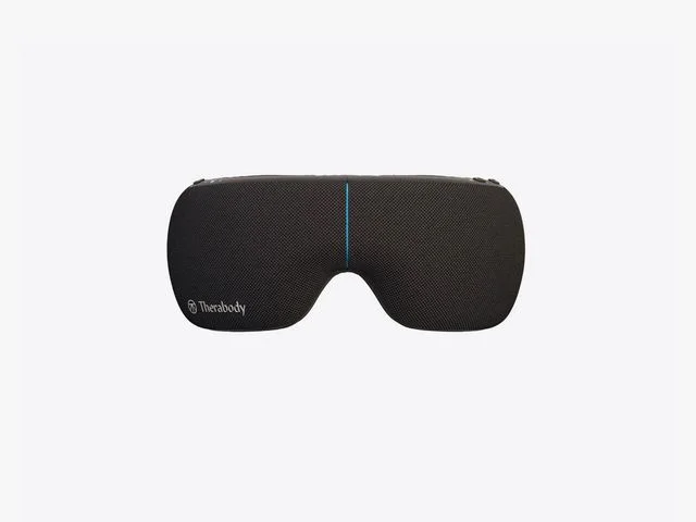 Therabody SmartGoggles (2nd Generation), black goggles with mesh front